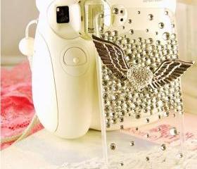 New Bling Sparkle Angel's Wings Rhinestones iPhone 5 Case
